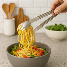 Stainless Steel Multipurpose Serving Tong – 2-in-1 Pasta & Salad Tong (1 Pc)