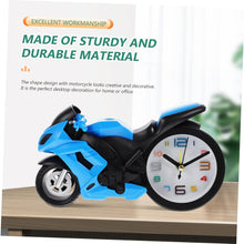 Retro Motorcycle Alarm Clock – Novelty Bike Engine Style Desk Clock