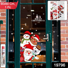 Christmas Theme Glass & Wall Sticker 90x60 cm – (1 Pc)